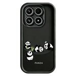 For Xiaomi 17 Case Four Cartoon Pandas Pattern Soft TPU Protective Phone Cover