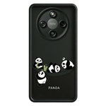 Phone Case For Honor X70 5G  /  X9d 5G  /  Magic8 Lite 5G Four Cartoon Pandas Pattern Soft TPU Protective Cover