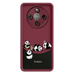 Phone Case For Honor X70 5G  /  X9d 5G  /  Magic8 Lite 5G Four Cartoon Pandas Pattern Soft TPU Protective Cover