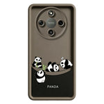 Phone Case For Honor X70 5G  /  X9d 5G  /  Magic8 Lite 5G Four Cartoon Pandas Pattern Soft TPU Protective Cover