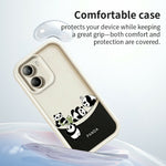 For Xiaomi Poco X7 Pro 5G Case Four Cartoon Pandas Pattern Soft TPU Protective Phone Cover