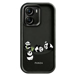 For Xiaomi Poco X7 Pro 5G Case Four Cartoon Pandas Pattern Soft TPU Protective Phone Cover