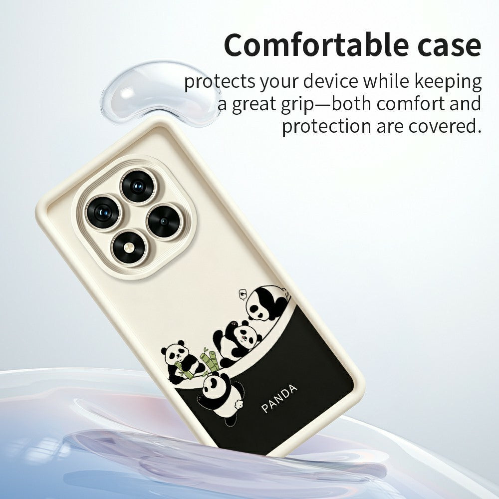 For Xiaomi Redmi Note 15 Pro 5G (Global) Case Four Cartoon Pandas Pattern Soft TPU Protective Phone Cover