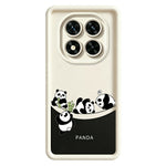 For Xiaomi Redmi Note 15 Pro+ 5G (Global)  /  Poco M8 Pro 5G Case Four Cartoon Pandas Pattern Soft TPU Protective Phone Cover