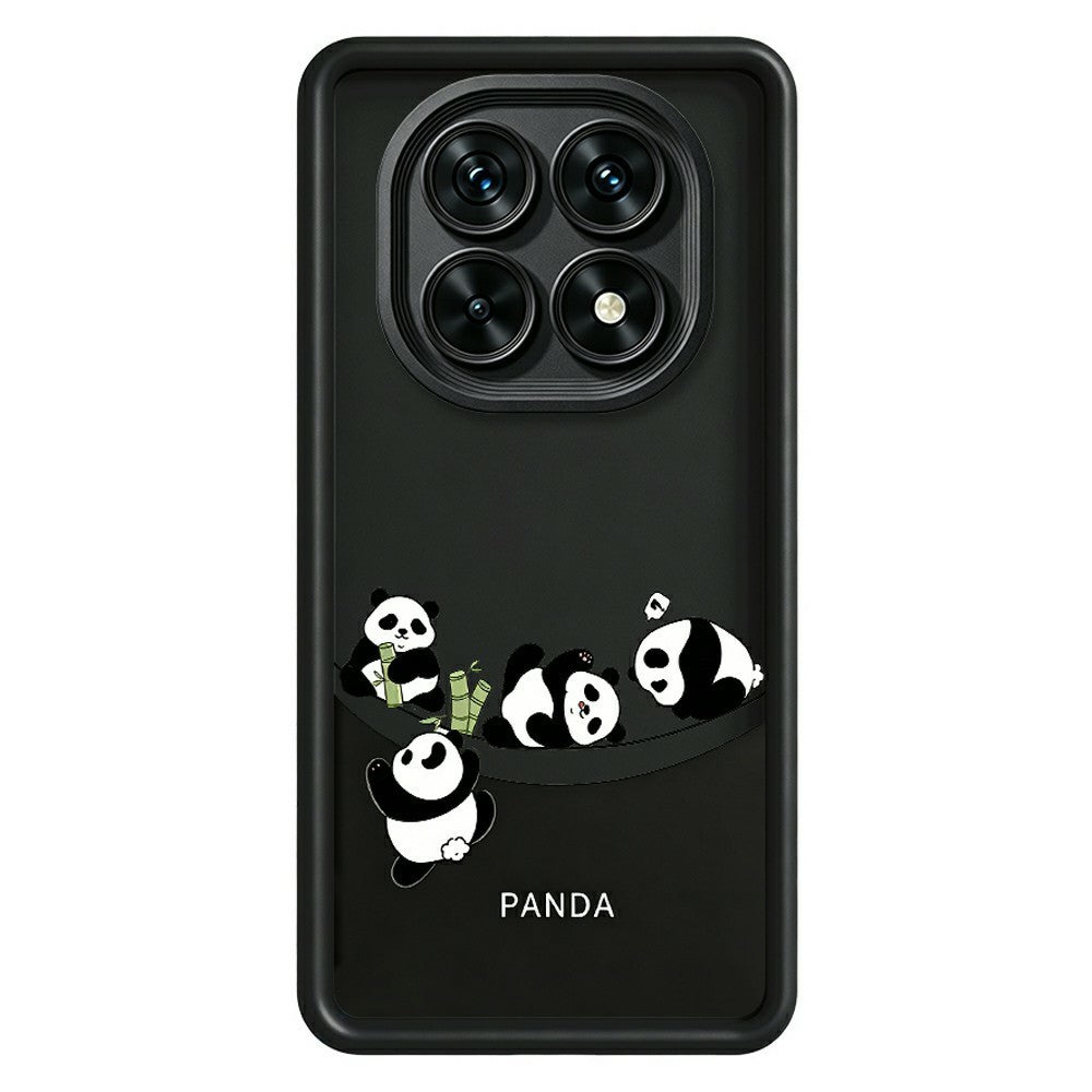 mobilskal för Xiaomi Redmi Note 15 5G (Global) / 15 4G (Global) / Poco M8 5G Mjukt TPU-skyddsfodral med fyra tecknade pandor