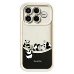 For Xiaomi Poco F8 Ultra / Redmi K90 Pro Max 5G Case Four Cartoon Pandas Pattern Soft TPU Protective Phone Cover
