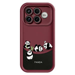 For Xiaomi Poco F8 Ultra / Redmi K90 Pro Max 5G Case Four Cartoon Pandas Pattern Soft TPU Protective Phone Cover