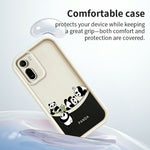 Phone Case For Xiaomi Redmi A7 Pro 5G  /  A7 Pro 4G (171.56mm)  /  Poco C85x 5G Four Cartoon Pandas Pattern Soft TPU Protective Cover