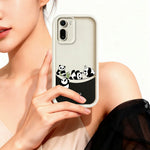 Phone Case For Xiaomi Redmi A7 Pro 5G  /  A7 Pro 4G (171.56mm)  /  Poco C85x 5G Four Cartoon Pandas Pattern Soft TPU Protective Cover