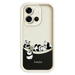 For OnePlus Nord 6 5G Case Four Cartoon Pandas Pattern Soft TPU Protective Phone Cover