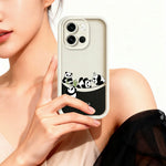 For OnePlus Nord 6 5G Case Four Cartoon Pandas Pattern Soft TPU Protective Phone Cover
