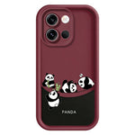 For OnePlus Nord 6 5G Case Four Cartoon Pandas Pattern Soft TPU Protective Phone Cover