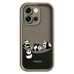 For OnePlus Nord 6 5G Case Four Cartoon Pandas Pattern Soft TPU Protective Phone Cover