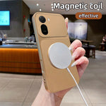 Magnetic Case For Xiaomi Redmi A7 Pro 5G  /  A7 Pro 4G (171.56mm)  /  Poco C85x 5G  /  C81 4G CD Pattern Ring Metallic Painted TPU Phone Back Cover