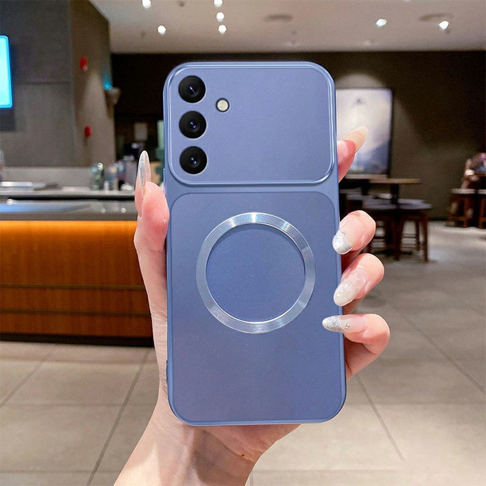 Samsung Galaxy S26 FE Magnetiskt Skal CD Mönster Ring Metallmålad TPU mobil Baksida