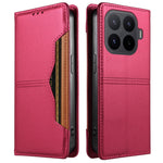 For Xiaomi 17T Pro Wallet Case External Card Slot Magnetic Closing Leather Phone Cover