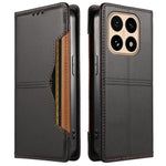 For Xiaomi 15T Wallet Case External Card Slot Magnetic Closing Leather Phone Cover