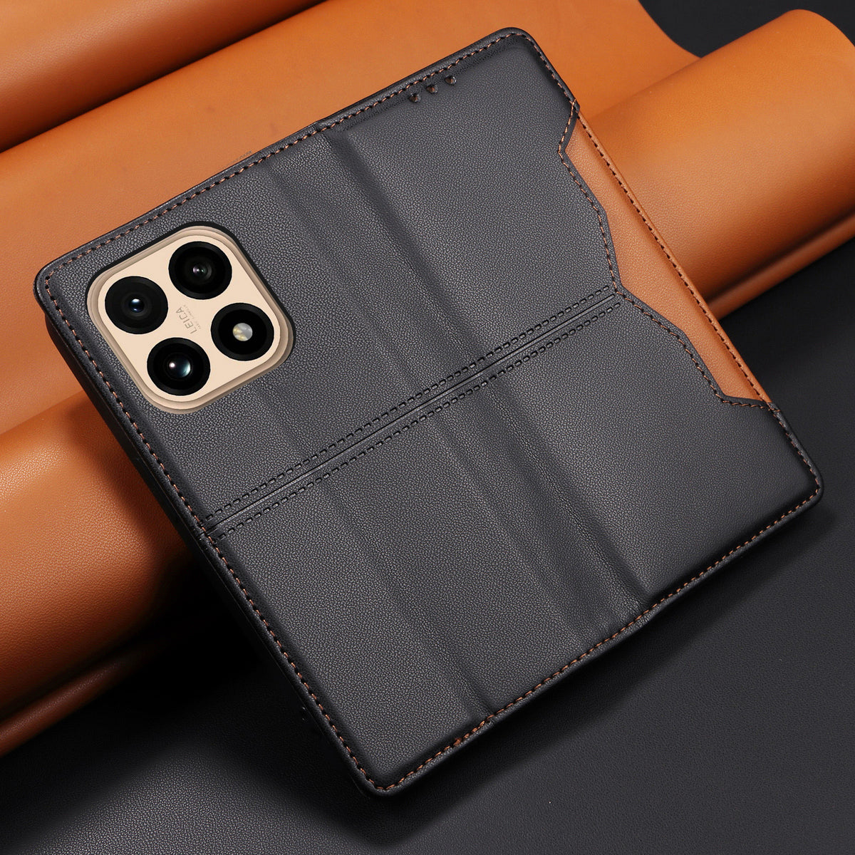 For Xiaomi 15T Wallet Case External Card Slot Magnetic Closing Leather Phone Cover