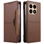 For Xiaomi 15T Wallet Case External Card Slot Magnetic Closing Leather Phone Cover