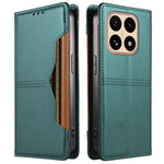 For Xiaomi 15T Wallet Case External Card Slot Magnetic Closing Leather Phone Cover