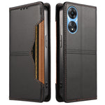 For Oppo A58x 5G / Oppo A78 5G / Oppo A1x 5G / Oppo A2x 5G / Oppo A58 5G Wallet Case External Card Slot Magnetic Closing Leather Phone Cover