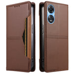 For Oppo A58x 5G / Oppo A78 5G / Oppo A1x 5G / Oppo A2x 5G / Oppo A58 5G Wallet Case External Card Slot Magnetic Closing Leather Phone Cover