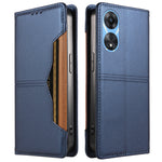 For Oppo A58x 5G / Oppo A78 5G / Oppo A1x 5G / Oppo A2x 5G / Oppo A58 5G Wallet Case External Card Slot Magnetic Closing Leather Phone Cover