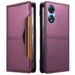 For Oppo A58x 5G / Oppo A78 5G / Oppo A1x 5G / Oppo A2x 5G / Oppo A58 5G Wallet Case External Card Slot Magnetic Closing Leather Phone Cover