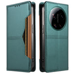 For Xiaomi 17 Ultra 5G Wallet Case External Card Slot Magnetic Closing Leather Phone Cover