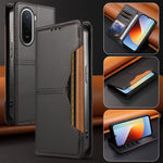 For Xiaomi Poco C85x 5G / Xiaomi Redmi A7 Pro 4G (171.56mm) Wallet Case External Card Slot Magnetic Closing Leather Phone Cover