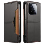 For Xiaomi 17 Max Wallet Case External Card Slot Magnetic Closing Leather Phone Cover