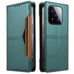 For Xiaomi 17 Max Wallet Case External Card Slot Magnetic Closing Leather Phone Cover