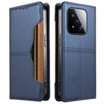 For Xiaomi 17 Max Wallet Case External Card Slot Magnetic Closing Leather Phone Cover