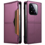 For Xiaomi 17 Max Wallet Case External Card Slot Magnetic Closing Leather Phone Cover