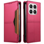 For Xiaomi 17 Wallet Case External Card Slot Magnetic Closing Leather Phone Cover