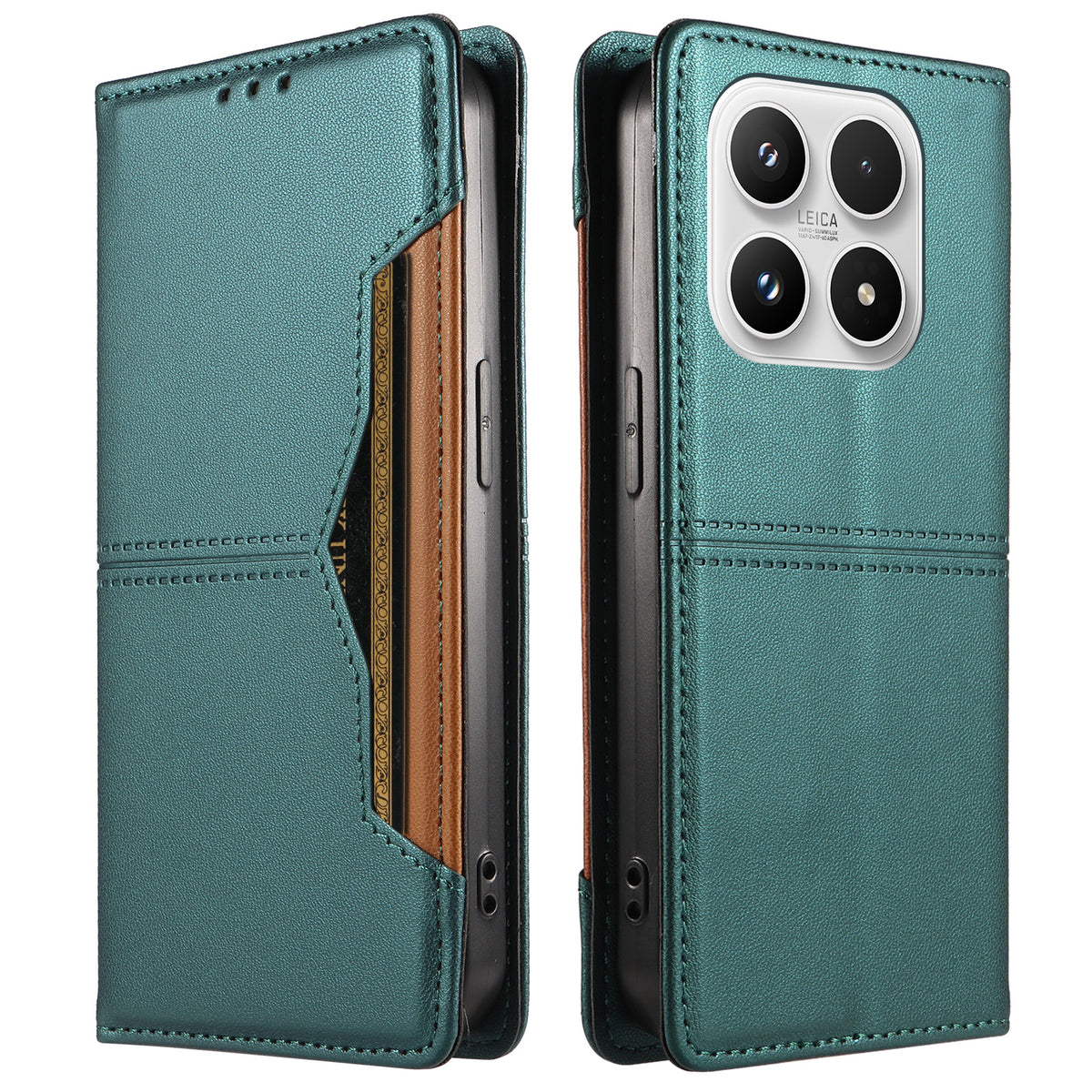 For Xiaomi 17 Wallet Case External Card Slot Magnetic Closing Leather Phone Cover