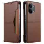 Xiaomi Poco X8 Pro Max 5G / Xiaomi Redmi Turbo 5 Max 5G Plånboksfodral Externt kortfack Magnetiskt stängande Lädermobilskal