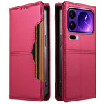 For Xiaomi 17 Pro Max Wallet Case External Card Slot Magnetic Closing Leather Phone Cover