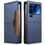 For Xiaomi 17 Pro Wallet Case External Card Slot Magnetic Closing Leather Phone Cover
