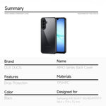 DUX DUCIS för Samsung Galaxy A17 5G / A17 4G / M17 5G / F17 5G / A18 5G / A18 4G Aimo-serien PC + TPU genomskinligt bakstycke (REACH-certifiering)