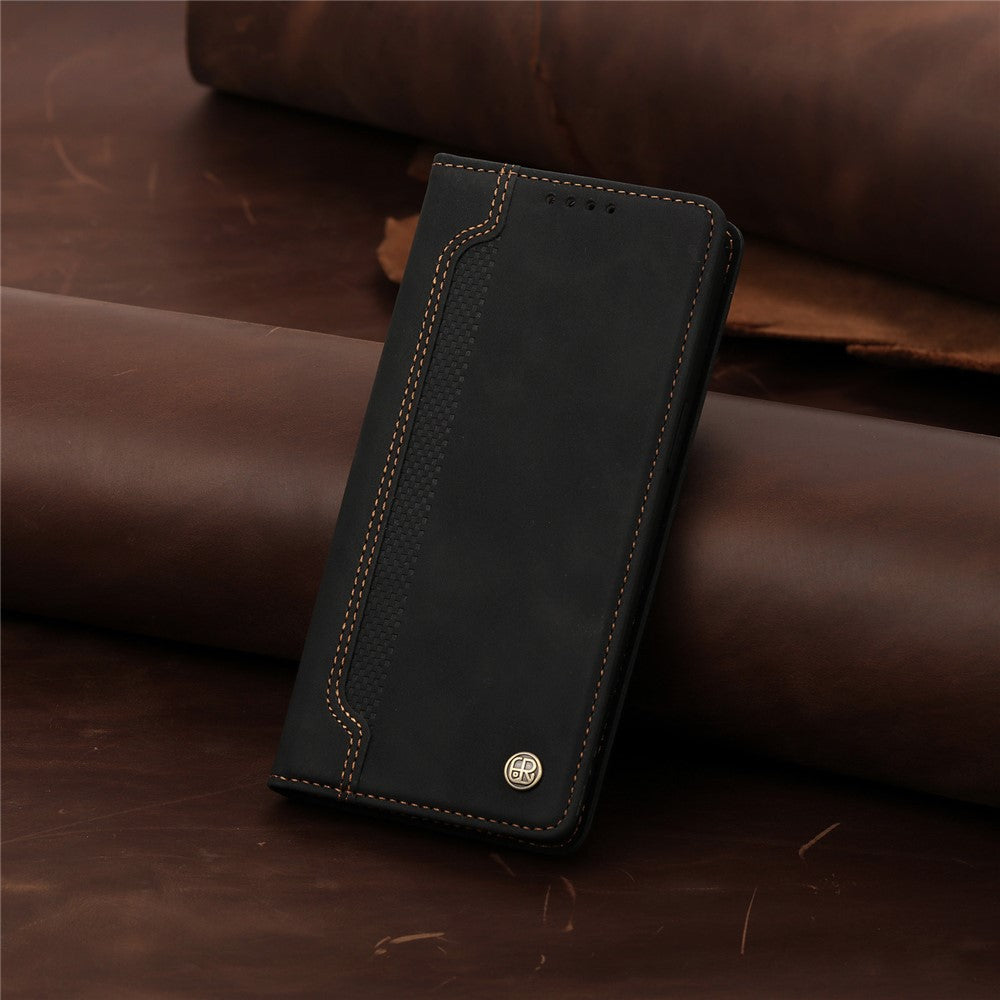 Skal till Samsung Galaxy S26 FE med magnetisk stängning, plånboksfodral, TPU PU-läder