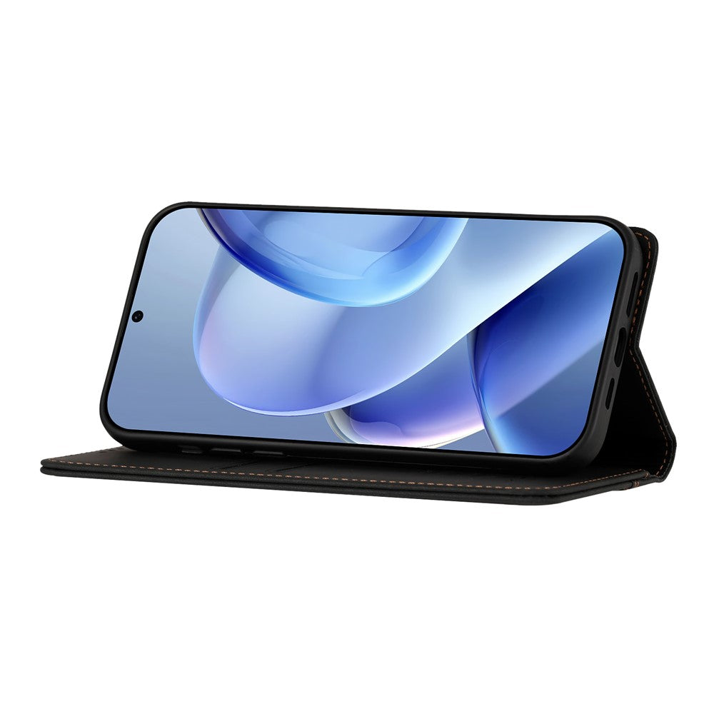 Skal till Samsung Galaxy S26 FE med magnetisk stängning, plånboksfodral, TPU PU-läder