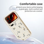 For Xiaomi 17 Pro Max TPU Case Floral Pattern Rubberized Phone Back Cover