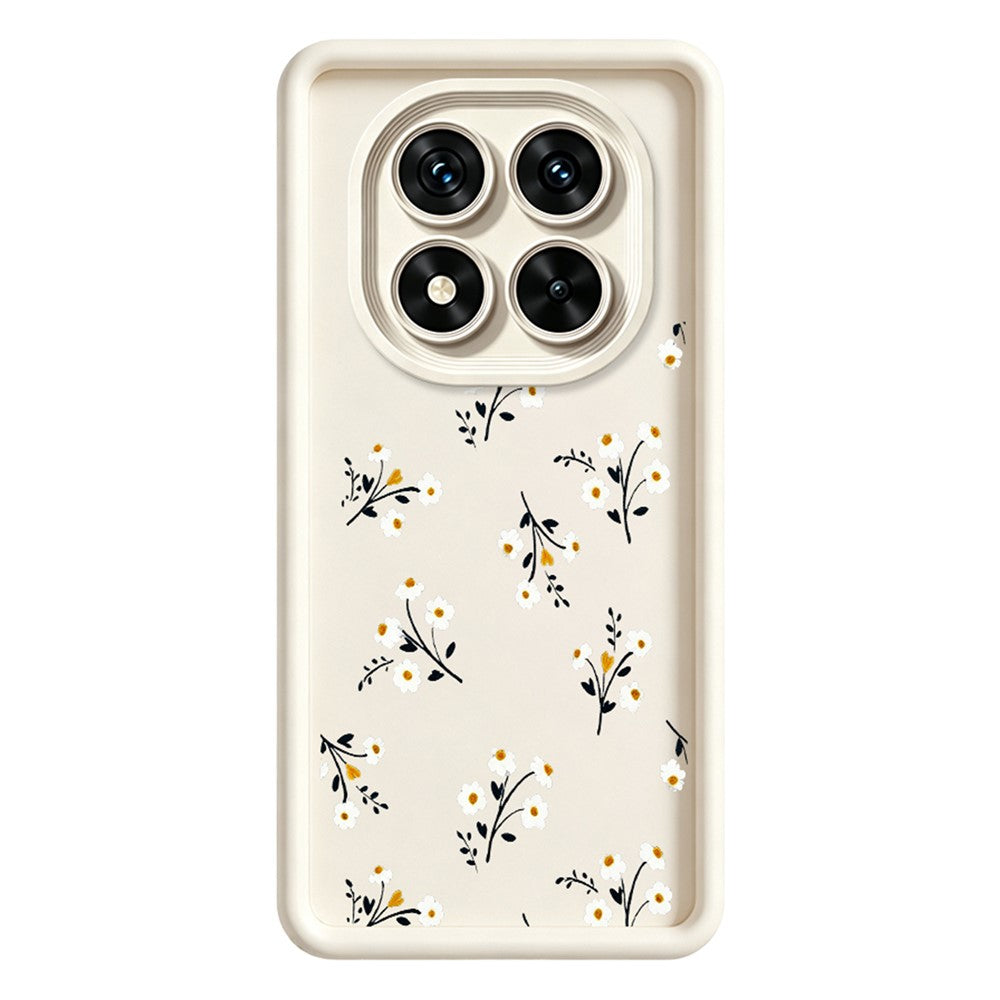 For Xiaomi Redmi Note 15 Pro 5G (Global) TPU Case Floral Pattern Rubberized Phone Back Cover