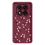 For Xiaomi Redmi Note 15 Pro 5G (Global) TPU Case Floral Pattern Rubberized Phone Back Cover