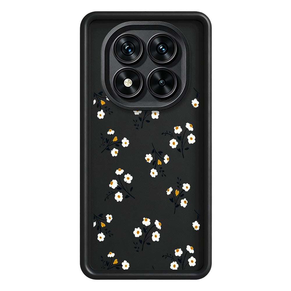 For Xiaomi Redmi Note 15 Pro+ 5G (Global)  /  Poco M8 Pro 5G TPU Case Floral Pattern Rubberized Phone Back Cover