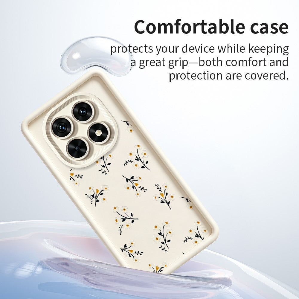 TPU Case For Xiaomi Redmi Note 15 5G (Global)  /  15 4G (Global)  /  Poco M8 5G Floral Pattern Rubberized Phone Back Cover