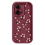 For Xiaomi Redmi 15C 4G (Global) (171mm)  /  Poco C85 4G (171mm) TPU Case Floral Pattern Rubberized Phone Back Cover