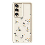 Samsung Galaxy S26+ TPU-skal Blommönster Gummerat Baksida mobilskydd