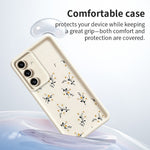 Samsung Galaxy S26+ TPU-skal Blommönster Gummerat Baksida mobilskydd